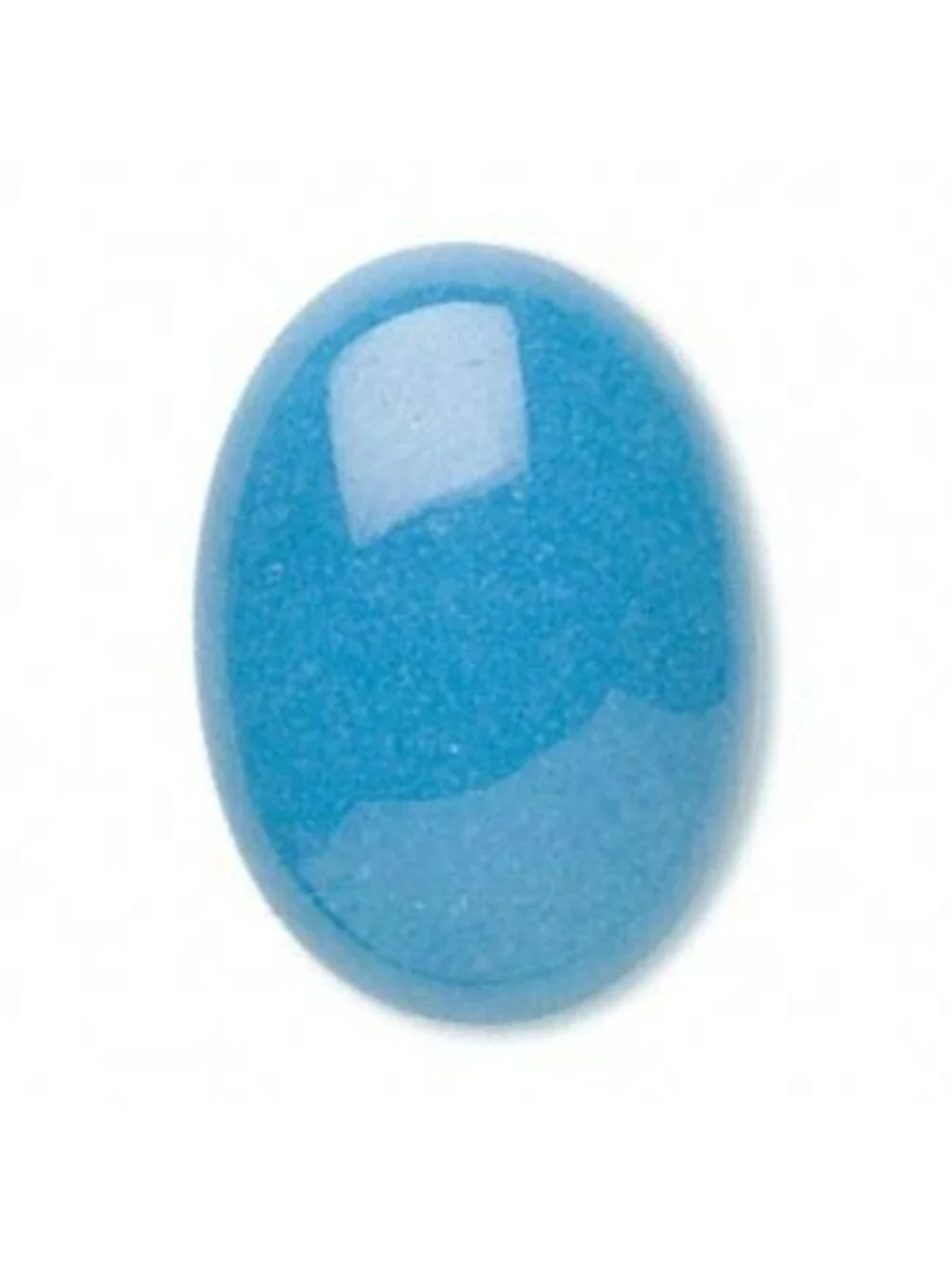 2 Turquoise Mountain Jade 18x13mm Oval Gemstone Cabochons